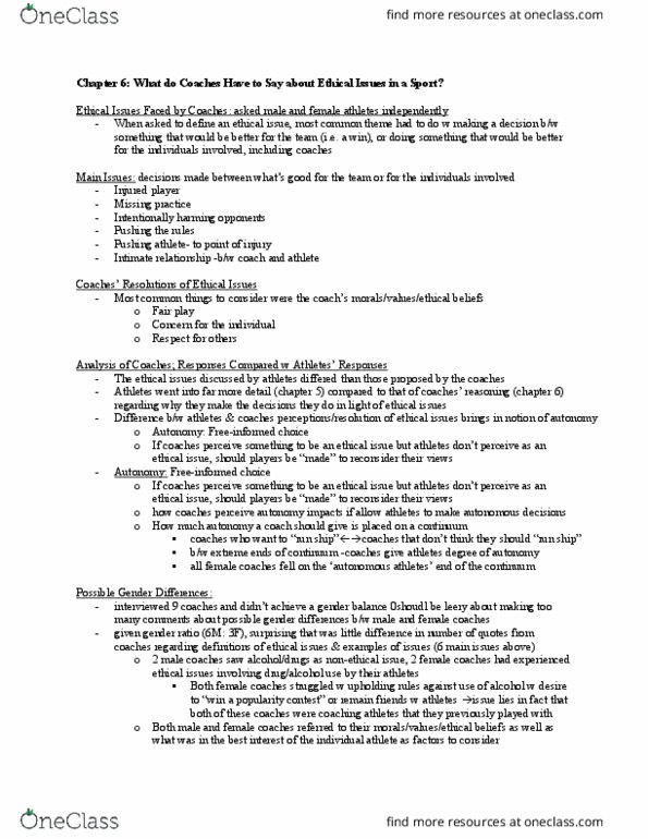 Kinesiology 2292F/G Chapter Notes - Chapter 6: Intimate Relationship, Gender Studies thumbnail