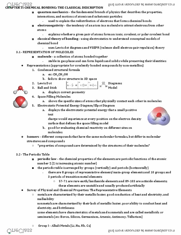 CAS CH 111 Chapter Notes - Chapter 3: Electronvolt, Alpha Particle, Effective Nuclear Charge thumbnail