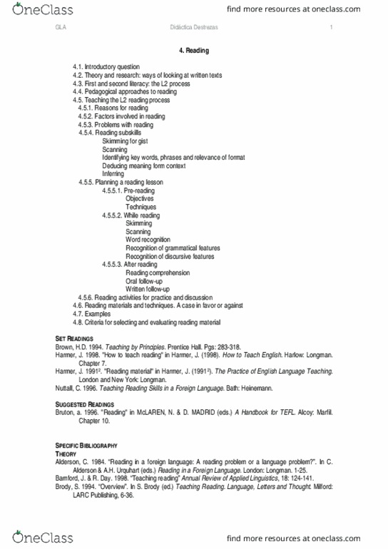 FRE482H5 Lecture Notes - Lecture 14: Prentice Hall, Teaching English As A Second Or Foreign Language, H.D. thumbnail