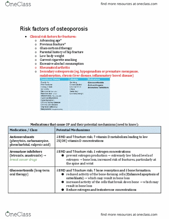 BIOL 3051 Chapter Notes - Chapter 11.5: Inflammatory Bowel Disease, Rheumatoid Arthritis, Bone Resorption thumbnail