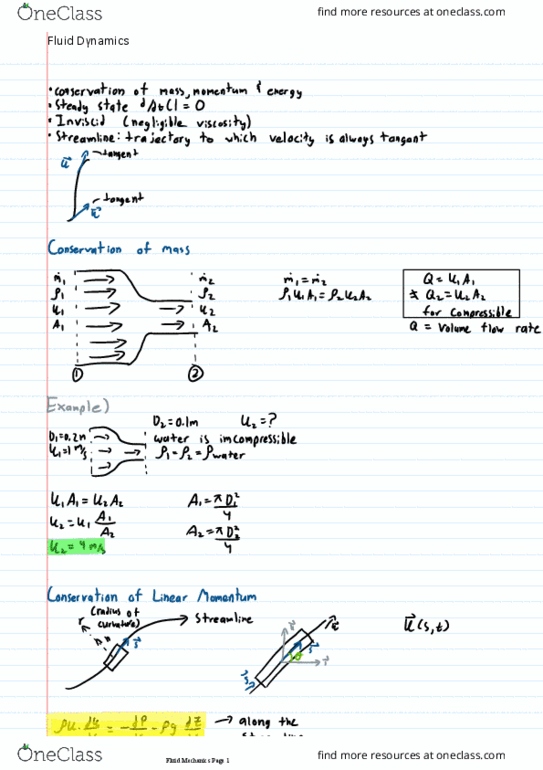 Mechanical and Materials Engineering 2273A/B Lecture 9: Fluid Dynamics thumbnail