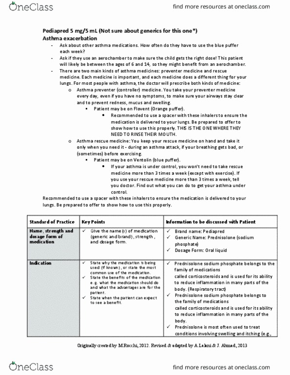 CRIM 2653 Lecture Notes - Lecture 1: Prednisone, Prednisolone, Dosage Form thumbnail