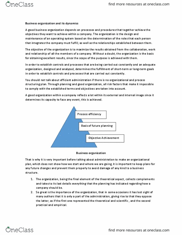 ENT 201 Chapter Notes - Chapter 2: Social Control, Role Conflict, Formal System thumbnail