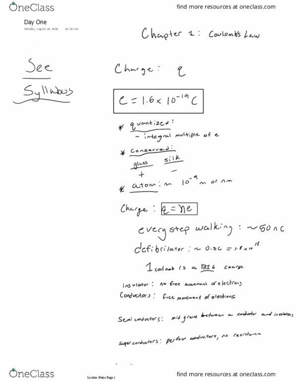 PHYS 1502Q Lecture Notes - Lecture 1: Stopwatch, Sonic Team, Frame Rate thumbnail