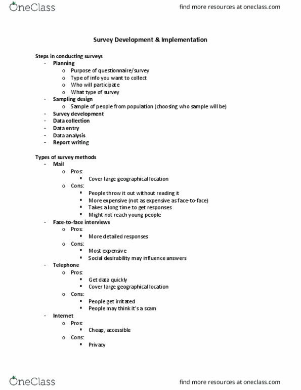 FRHD 3070 Lecture Notes - Lecture 7: Data Analysis, Jargon thumbnail