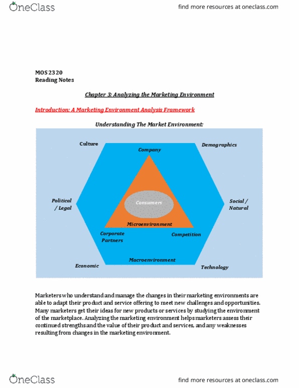 Management and Organizational Studies 2320A/B Chapter Notes - Chapter 3: Green Marketing, One By Aol, Forrester Research thumbnail