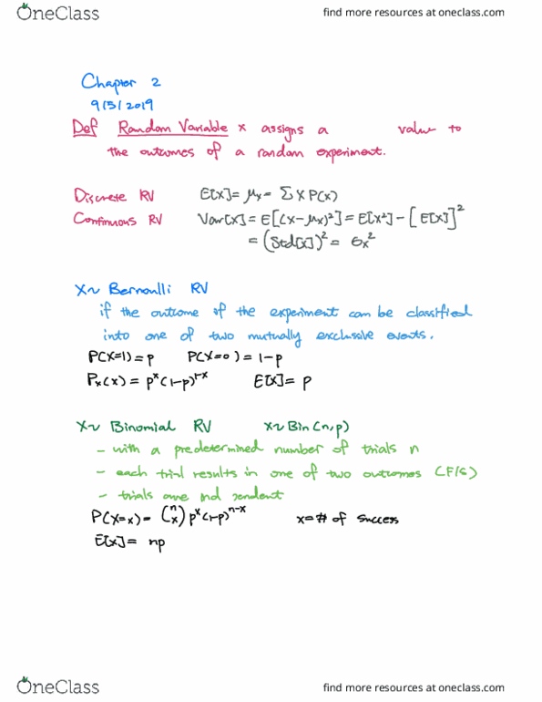 MTH 203 Lecture Notes - Lecture 2: Generating Function thumbnail