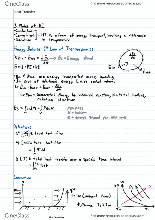 Mechanical and Materials Engineering 2273A/B Lecture 14: Heat Transfer thumbnail