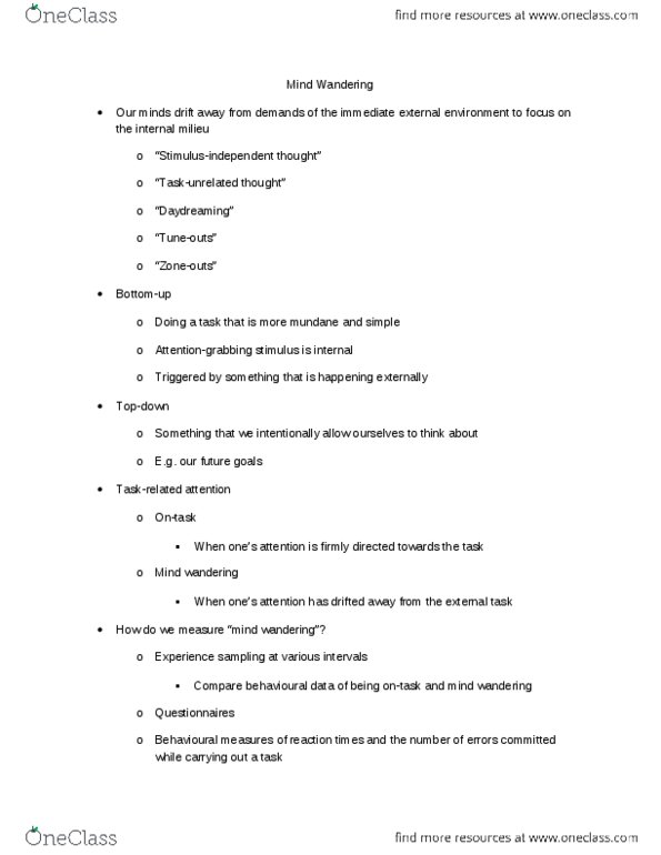 PSYC 260 Lecture Notes - Frontal Lobe, P3B, P3A thumbnail