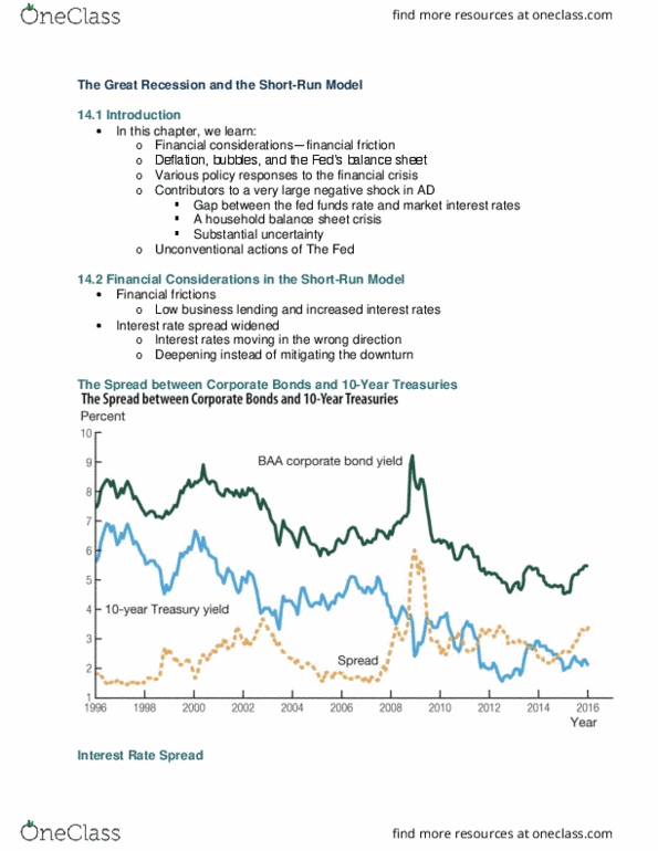 ECO 407 Lecture Notes - Lecture 14: Federal Funds Rate, Correlation Does Not Imply Causation, Deflation thumbnail