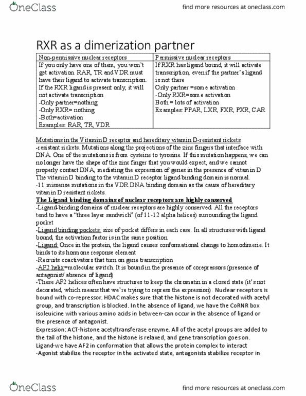 PHIL 2015 Chapter 7.6: PHIL 2015 Chapter 7.: RXR as a dimerization partner thumbnail