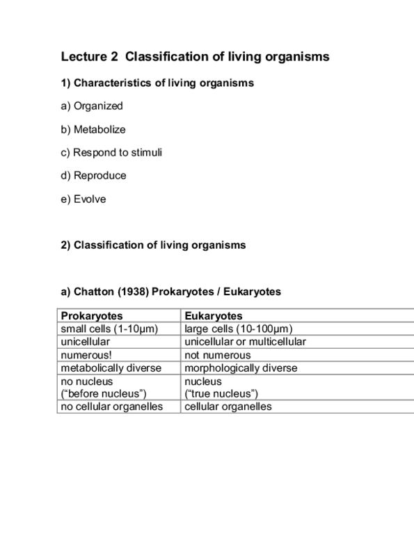 BIOL107 Lecture : Classification of Living Organisms thumbnail