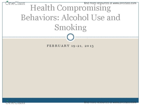 PSY 320 Lecture Notes - Binge Eating, Cirrhosis, Fetal Alcohol Spectrum Disorder thumbnail