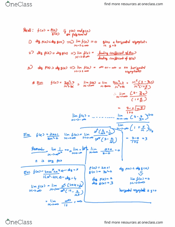 MATH 231 Lecture Notes - Lecture 4: Asymptote, Cay, Cg (Programming Language) thumbnail