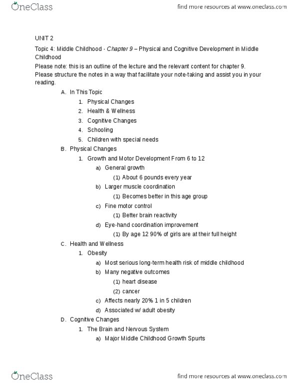 HDFS 101 Lecture Notes - Unit, Decision-Making, Cerebral Cortex thumbnail