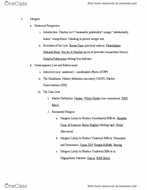 LAW 642 Lecture Notes - Lecture 2: Corestates Financial Corporation, Baker Hughes, Procter & Gamble thumbnail