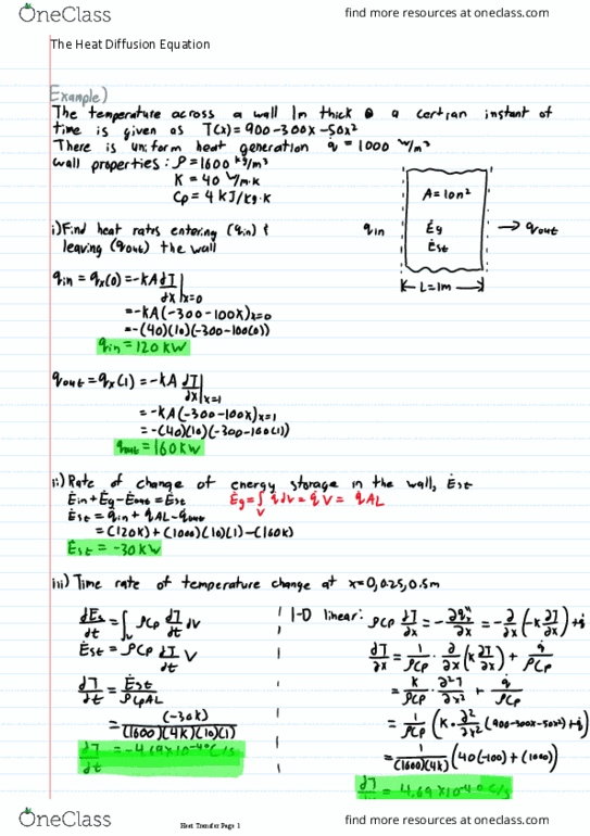 Mechanical and Materials Engineering 2273A/B Lecture Notes - Lecture 17: Diffusion Equation thumbnail