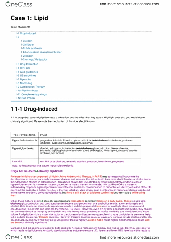 NATS 1540 Chapter Notes - Chapter 1.5: Omega-3 Fatty Acid, Beta Blocker, Sirolimus thumbnail