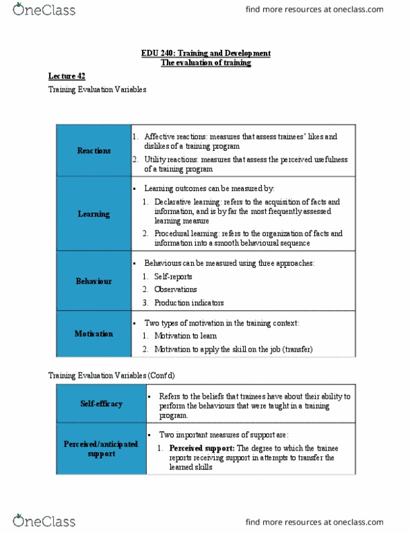 EDUC 240 Lecture Notes - Lecture 42: Negative Feedback, Positive Feedback thumbnail