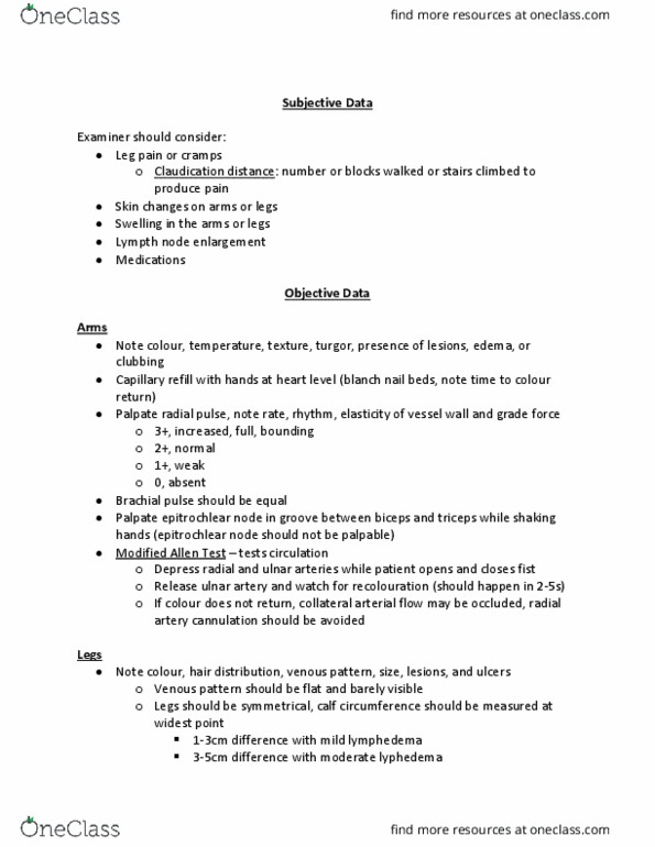 SOCI 3630 Lecture Notes - Lecture 62: Ulnar Artery, Radial Artery, Brachial Artery thumbnail