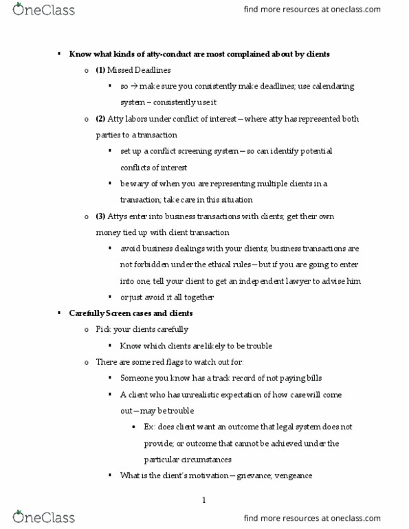 LAW 680 Lecture Notes - Lecture 25: Micromanagement thumbnail