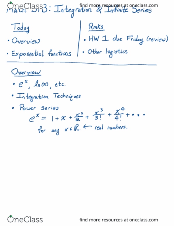 MATH 31B Lecture 1: Exponential Functions thumbnail
