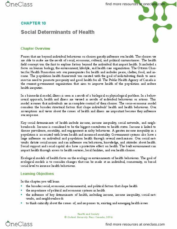 HLTA02H3 Lecture Notes - Population Health, Health Promotion, Social Capital thumbnail