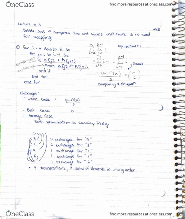 CMSC 351 Lecture 3: lec3-4(351) thumbnail