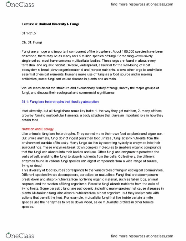 01:119:116 Lecture Notes - Lecture 4: Microorganism, Cell Membrane, Karyotype thumbnail