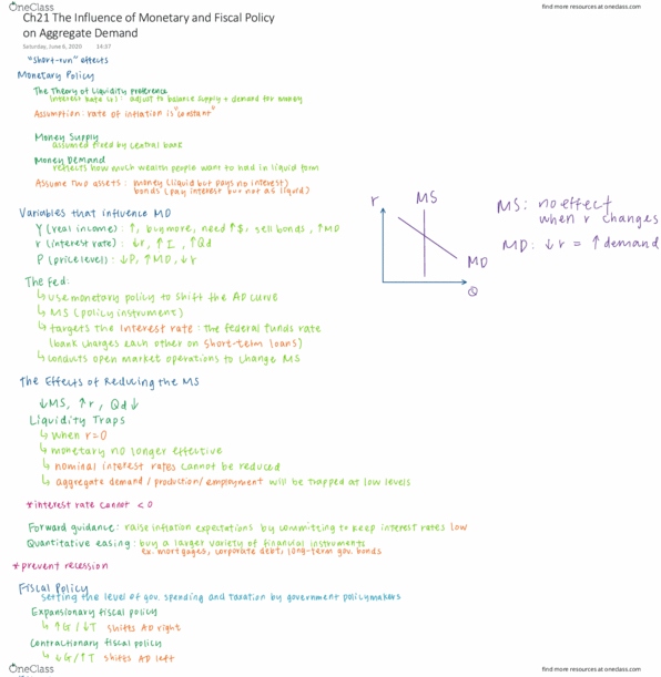 ECON 2 Lecture Notes - Lecture 11: Aggregate Demand thumbnail