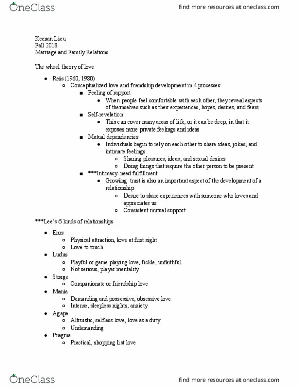 SOC-12 Lecture Notes - Lecture 7: Storge, Emotional And Behavioral Disorders thumbnail