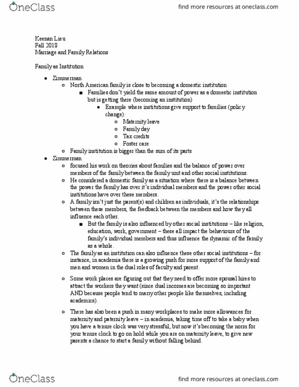 SOC-12 Lecture Notes - Lecture 21: Parental Leave, Foster Care, W. M. Keck Observatory thumbnail