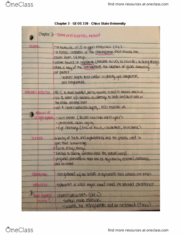 GEOS 330 Lecture 2: Ozone and Scientifc Method thumbnail