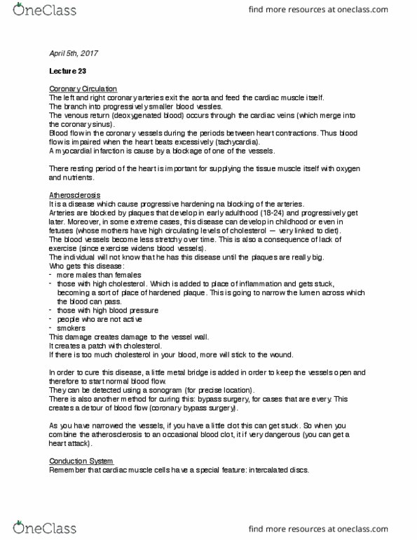 CAS BI 106 Lecture Notes - Lecture 23: Place Of Articulation, Inferior Nasal Concha, Tachycardia thumbnail