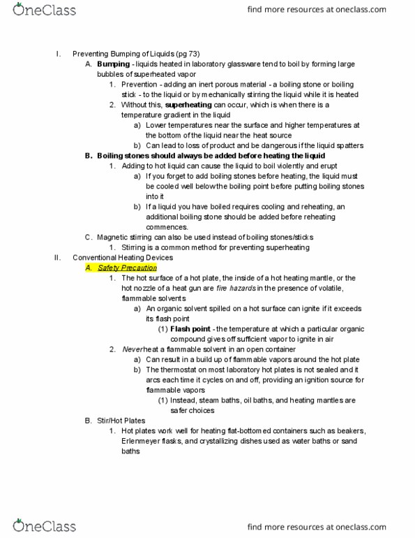 CHEM 143A Chapter Notes - Chapter 6: Organic Compound, Flash Point, Chrysler 200C Ev thumbnail