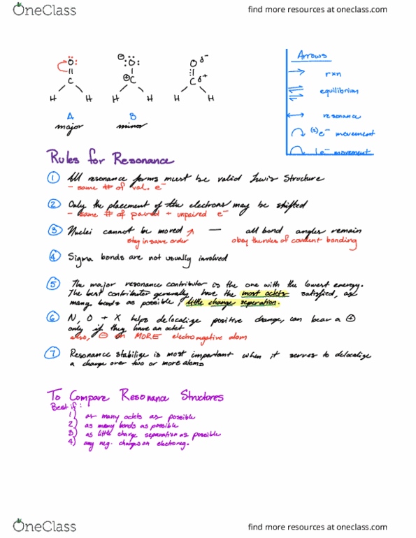 CHM 1240 Lecture Notes - Lecture 5: Covalent Bond, Lewis Structure thumbnail