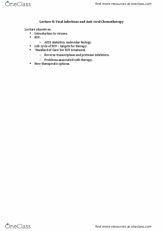 ACCT 210 Lecture Notes - Lecture 76: Macrophage, Envelope Glycoprotein Gp120, Myositis thumbnail