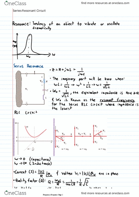 Mechatronic Systems Engineering 2233A/B Lecture 12: Series Resonant Circuit thumbnail