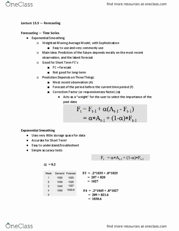 MGT 3501 Lecture Notes - Lecture 13: Randomness thumbnail