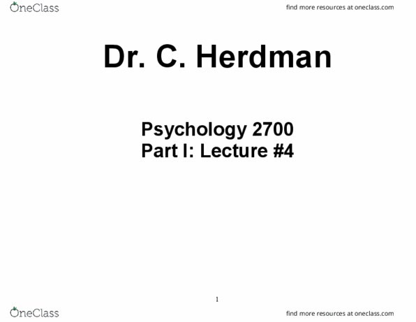 NEUR 4306 Lecture Notes - Daniel Kahneman thumbnail