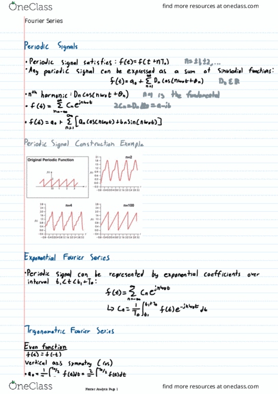 Mechatronic Systems Engineering 2233A/B Lecture 17: Fourier Series thumbnail