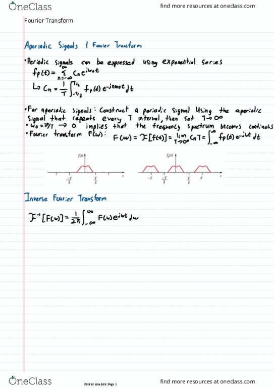 Mechatronic Systems Engineering 2233A/B Lecture 18: Fourier Transform thumbnail
