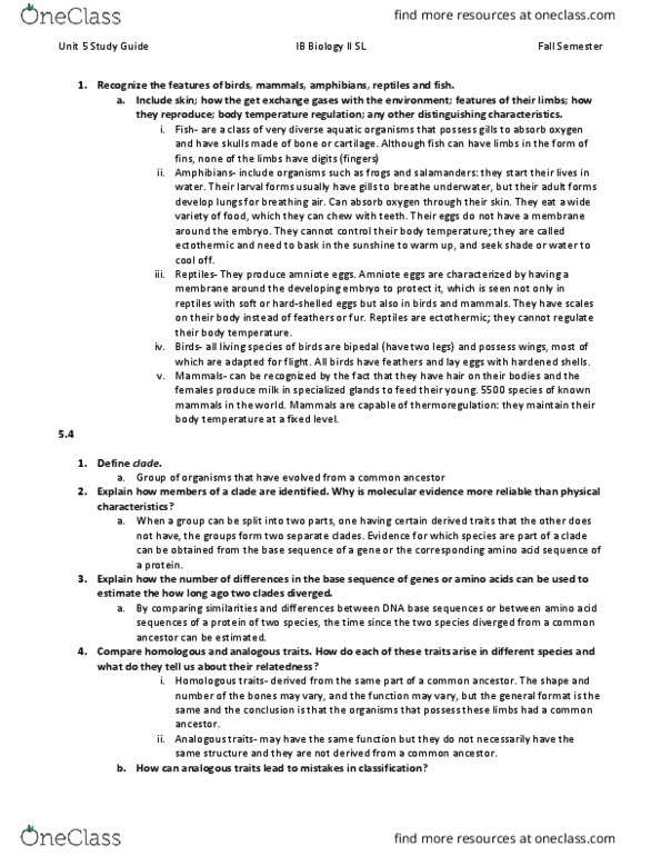 BIOL 399 Chapter Notes - Chapter 2: Thermoregulation, Hominidae, Ectotherm thumbnail