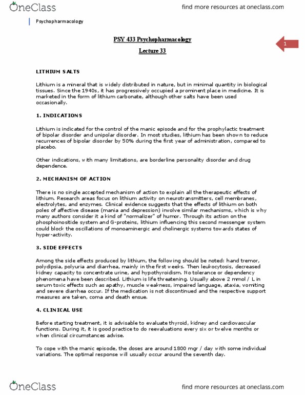 PSY 433 Lecture Notes - Lecture 33: Dementia, Ataxia, Dysarthria thumbnail