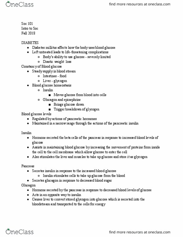 NUTR 125 Lecture Notes - Lecture 21: Ketone Bodies, Adipose Tissue, Glycogen thumbnail