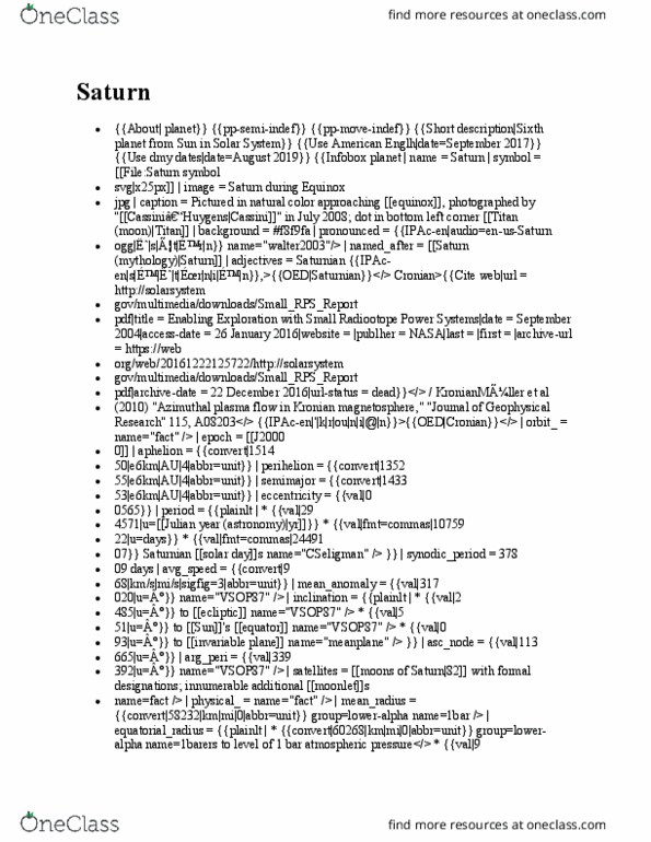 PHY 2390 Chapter Notes - Chapter 12: National Space Science Data Center, Daytime, List Of Internet Phenomena thumbnail