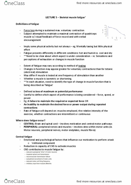 PHYS30005 Lecture Notes - Lecture 5: Glycogen, Glycogen Phosphorylase, Reactive Nitrogen Species thumbnail