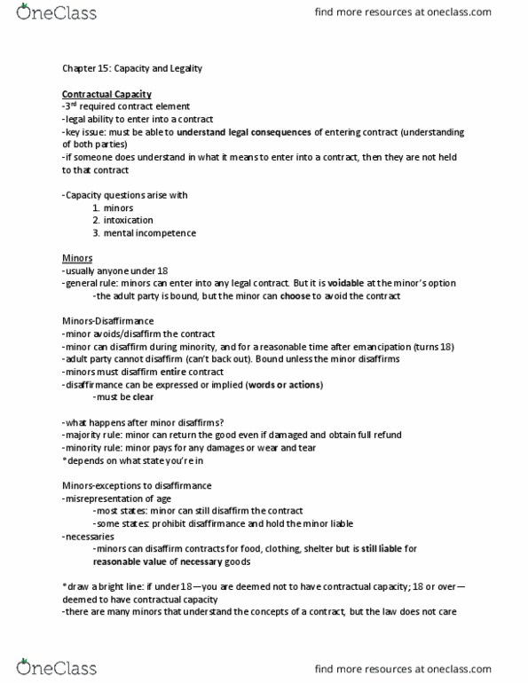 BL 260 Chapter Notes - Chapter 14: Lift Ticket thumbnail