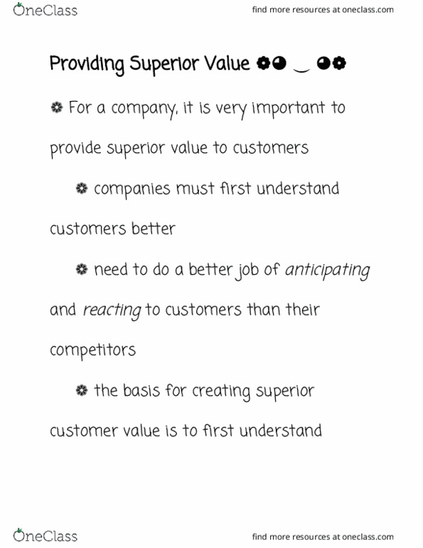 BUS2 134A Lecture 4: Providing Superior Value thumbnail