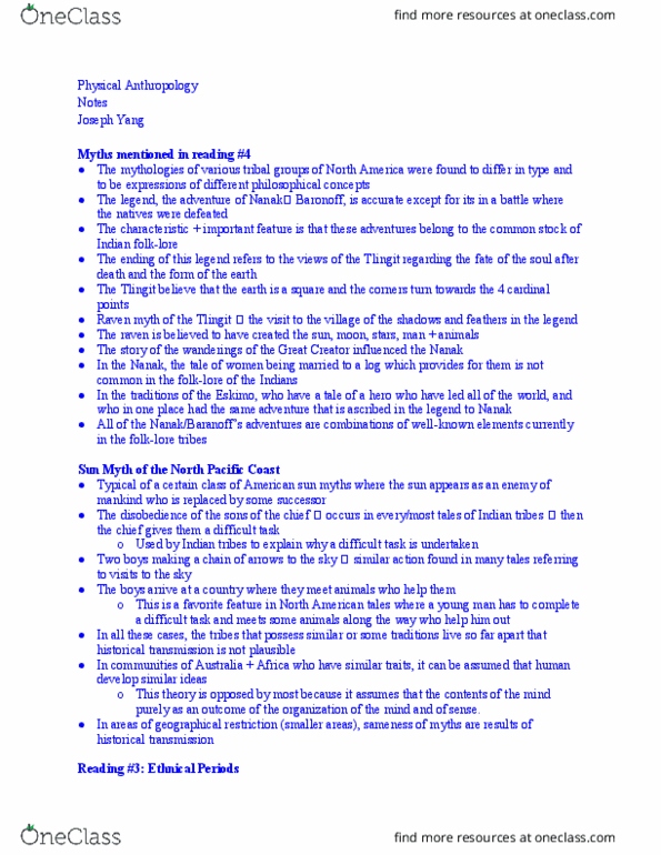 ANT-1 Lecture Notes - Lecture 7: Guru Nanak thumbnail